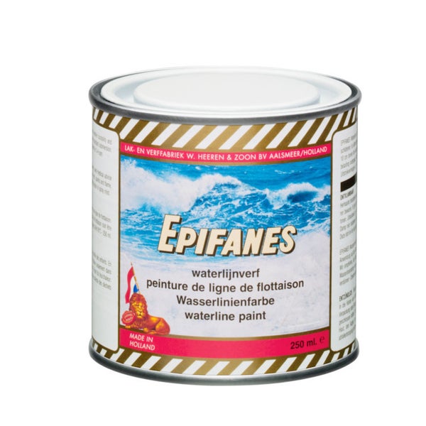 Epifanes Waterline Paint black, 250ml.