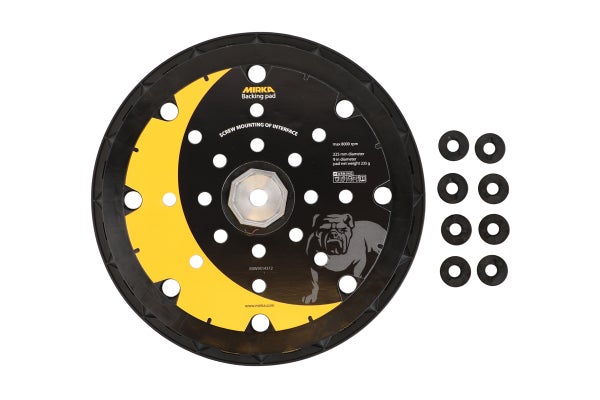 Underlagsplatta 225mm 25H Grip LEROS + 8 skruvar